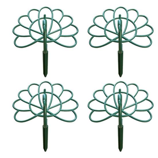 3/4/5/6 st Påfågelblomma Stödställ Vädertålig Inomhus Utomhus Krukväxt Hållare Spaljé Fästram Stolpe