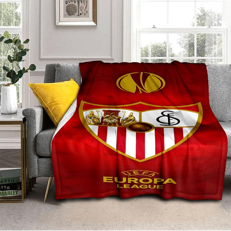 Sevi-lla Europa League Blanket Lightweight Ideal Bedding Blanket Perfect for Travel, Camping, Living Rooms, Offices, Sofas, Fan Christmas Gift