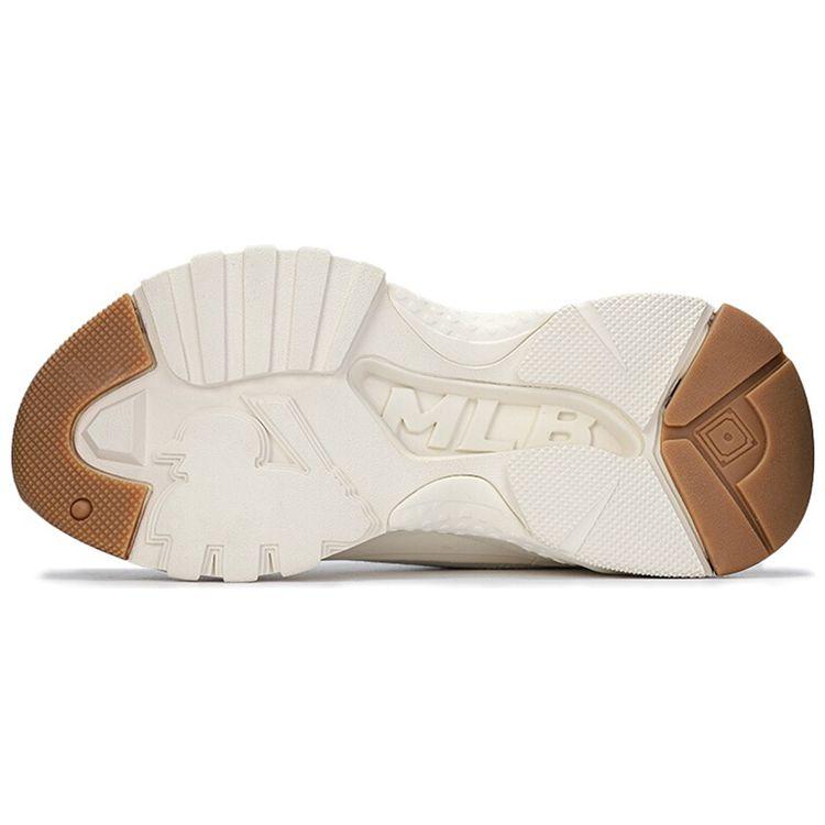 MLB Chunky High Top Lace Up Slip Resistant Durable Canvas Shoes Unisex Sneakers White 32SHU1111-50I
