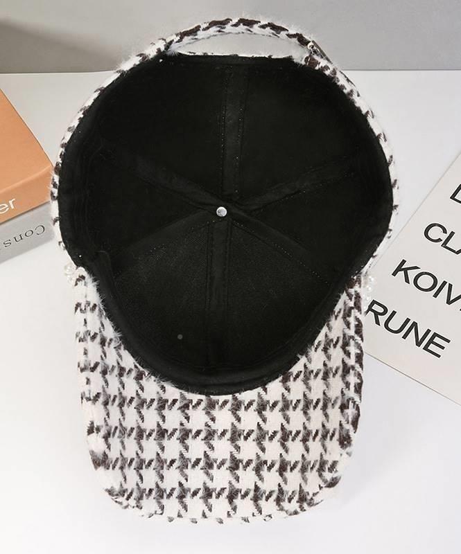 String Plaid Of Pearls Baseball Cap Travel Peaked Caps Outdoor Protection Sun