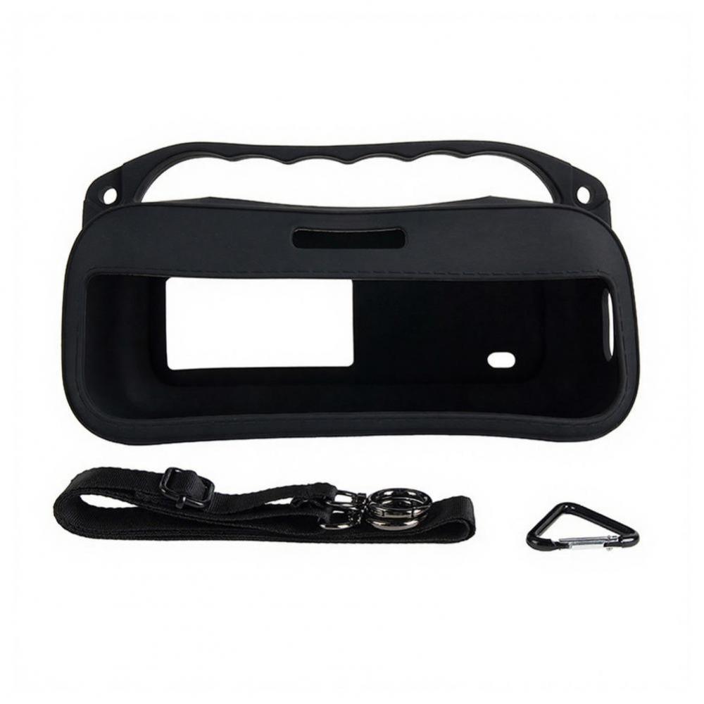 Shockproof Silicone Speaker Storage Bag with Shoulder Strap Anti-Scratch Carrying Case Adjustable for Bose SoundLink Plus
