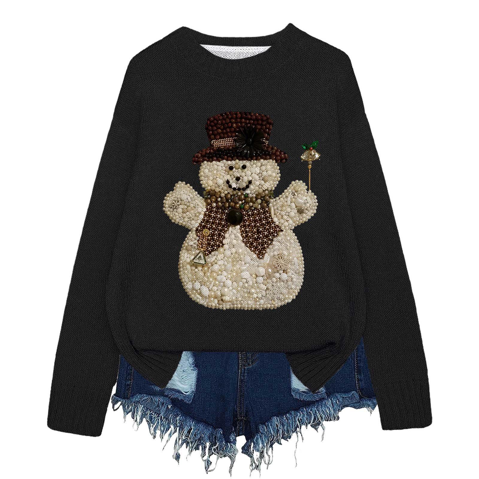 QLY-YT30--Pullover crew neck sweater 3D printing S