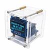 ESP8266 Digital Clock Kits Time Temperature Humidity DIY Clock Soldering Kit  Desktop Decoration