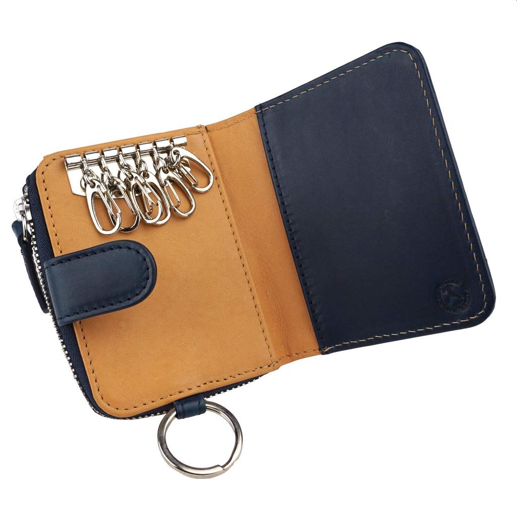 Portchei cu Monede Piele Italiană Autentică Buttero Mini Mărime Universală [Emono] Portofel pentru Bărbați, Piele, 6 Rânduri, Piele, Portofel, Îmbătrânit, Cămilă,