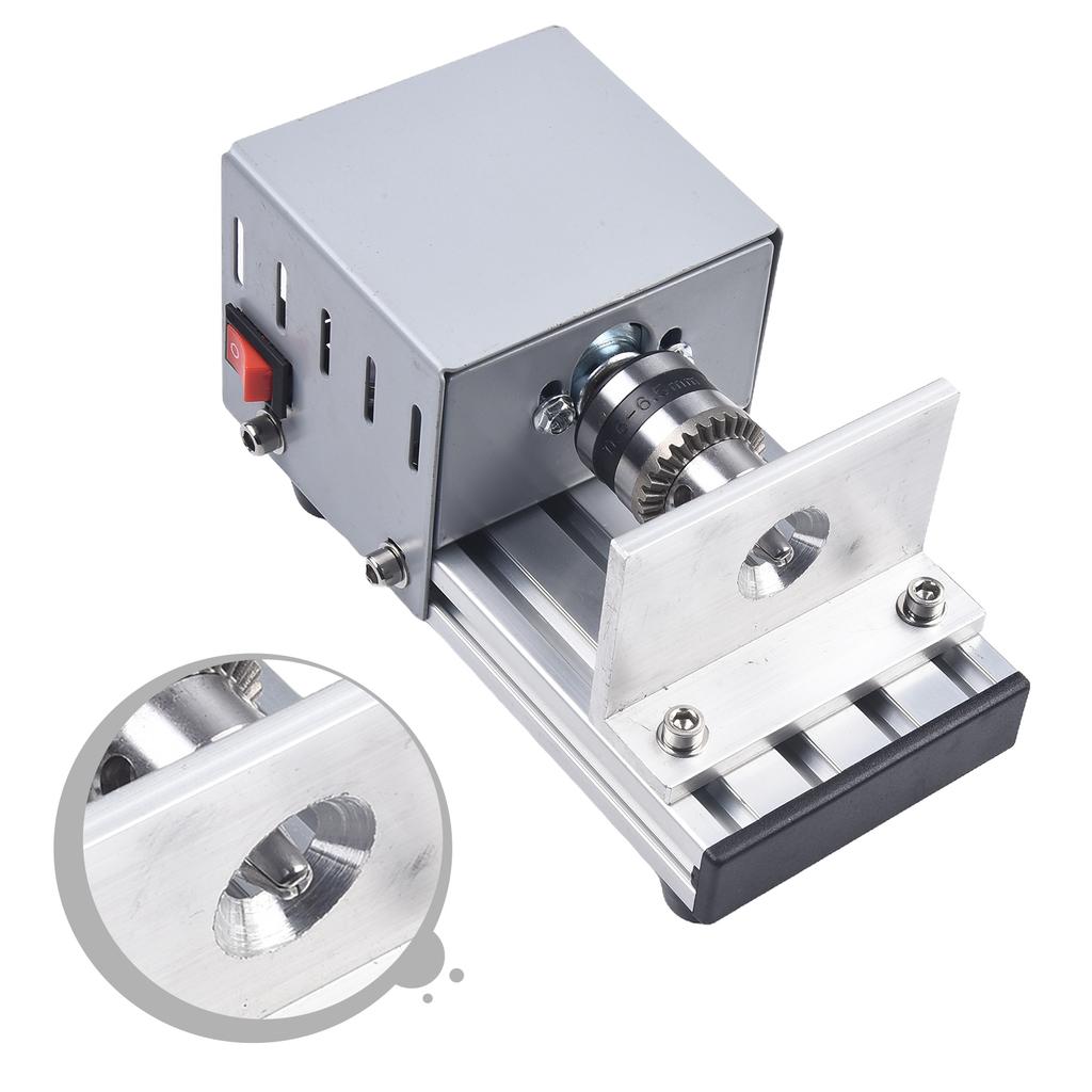 None Lathe Beads Machine Lathe Beads Machine 110V-220V 5000-10000 Rpm Dustproof Glass Cover With 7 Levels Of Power Adapter