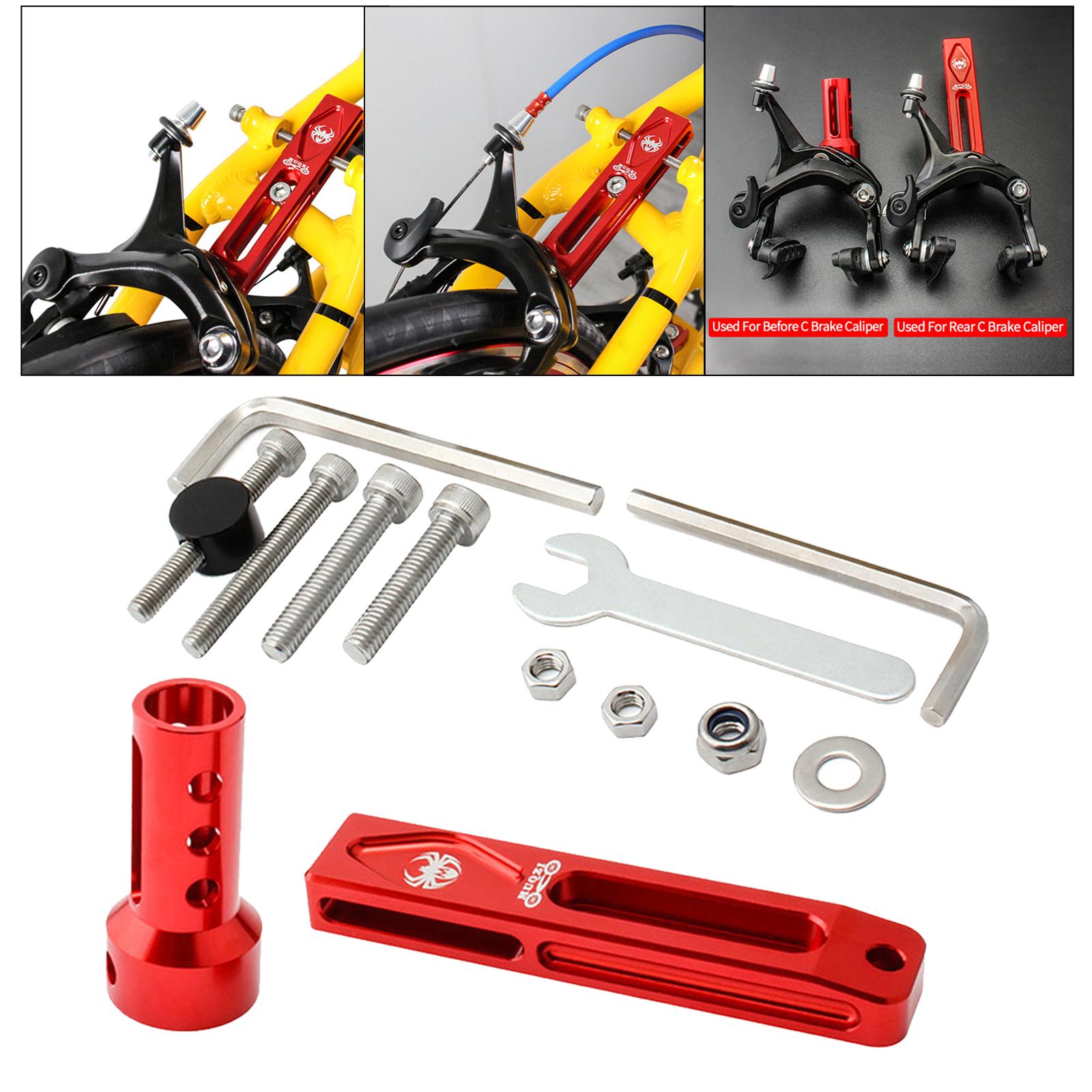 

Alloy C Brake Adapter V Brake to C-Brake Converter Fitting Hardware красный