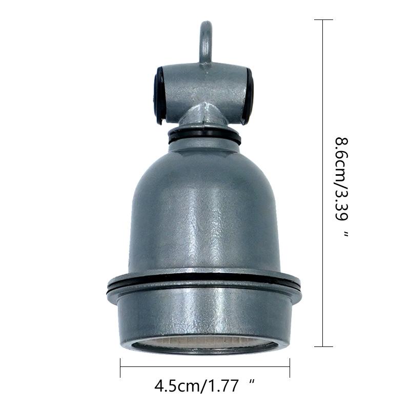 E27 220V Animal Heating Lamp Holder Insulation Waterproof Pet Heating Lamp Holder Ceramic Farms Tee Lamp Holder