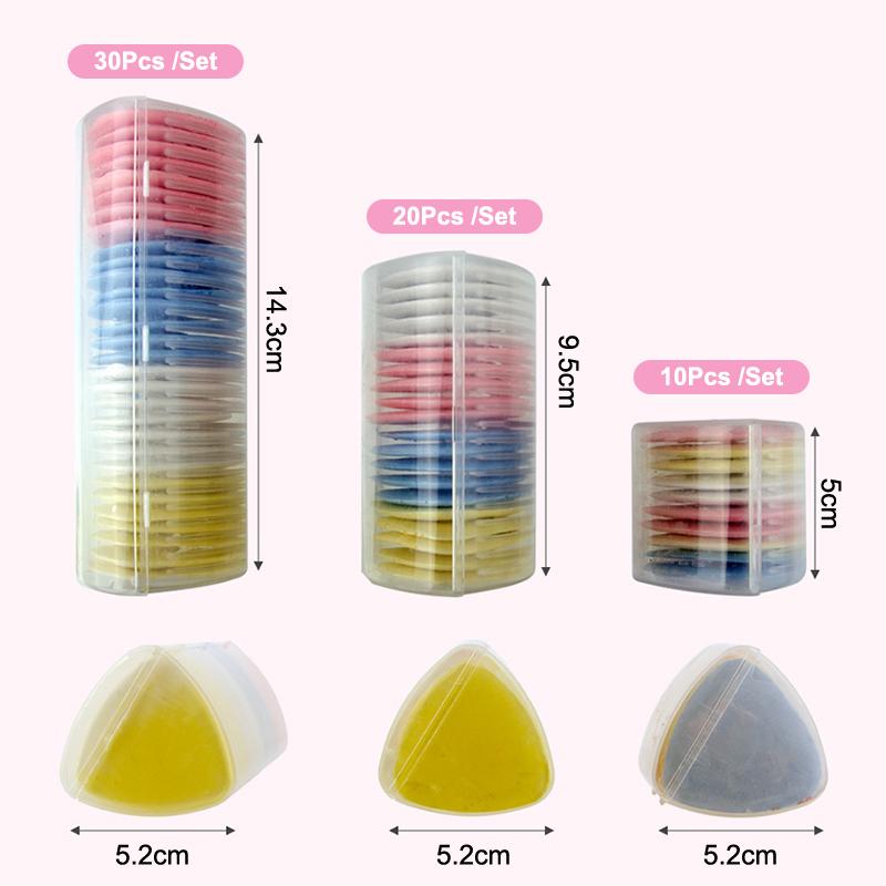 10/20/30Pcs Fabric Tailor Colorful Chalk Erasable Fabric Marker Patchwork Dress Clothing Diy Sewing Tool Needlework Accessories