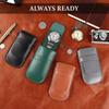 New Anti-Dust Watch Bag Organizer Jewelry Storage Gift Bag Flannelette & Leather Watch Accessories Case For Watch Storage 1PC