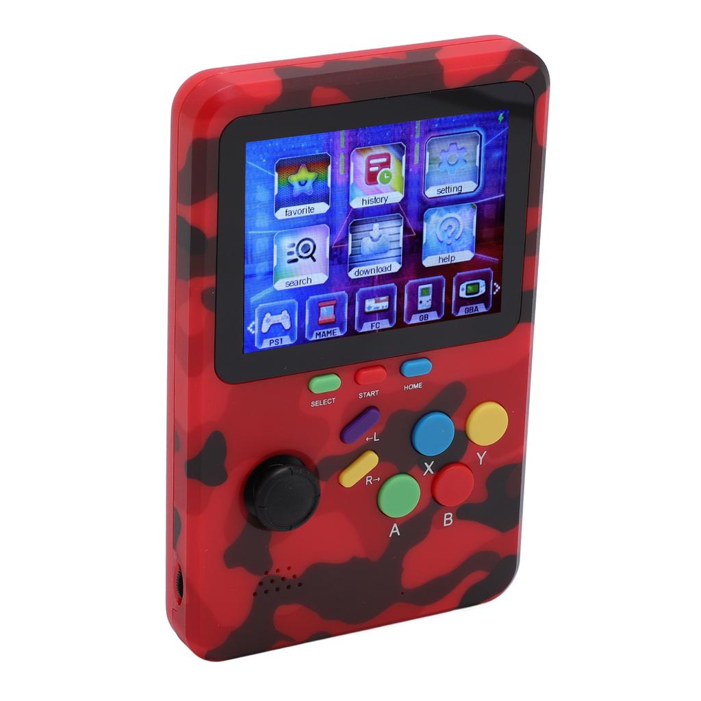 Handheld Game Console 2.8 Inch Screen 480x320 Open Source Game Player 1500mAh Battery Support 10 Emu