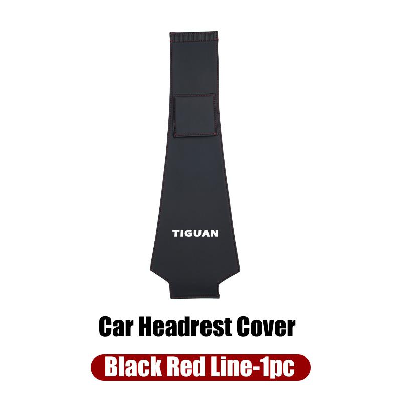 Car Leather Headrest Protective Cover Storage Bag For VW Golf Jetta Passat mk4 mk5 mk6 CC Golf 5 7 Tiguan Scirocco Magotan g63