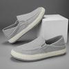 New Loafers Men Breathable Casual Shoes Classic Linen Slip On Sneakers Male Summer Cheap Driving Shoes For Men Wide Lightweight