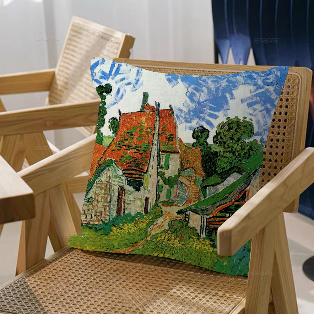 Van Gogh Starry Sky Pillowcases Home Bedding Decorative Pillow Cover Wedding Super Soft Pillow Case