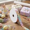 Embossed Easter Egg Ribbon Roll Colorful Cartoon Egg Shape Gift Packaging Tie DIY Party Decorations Ribbons Handwork