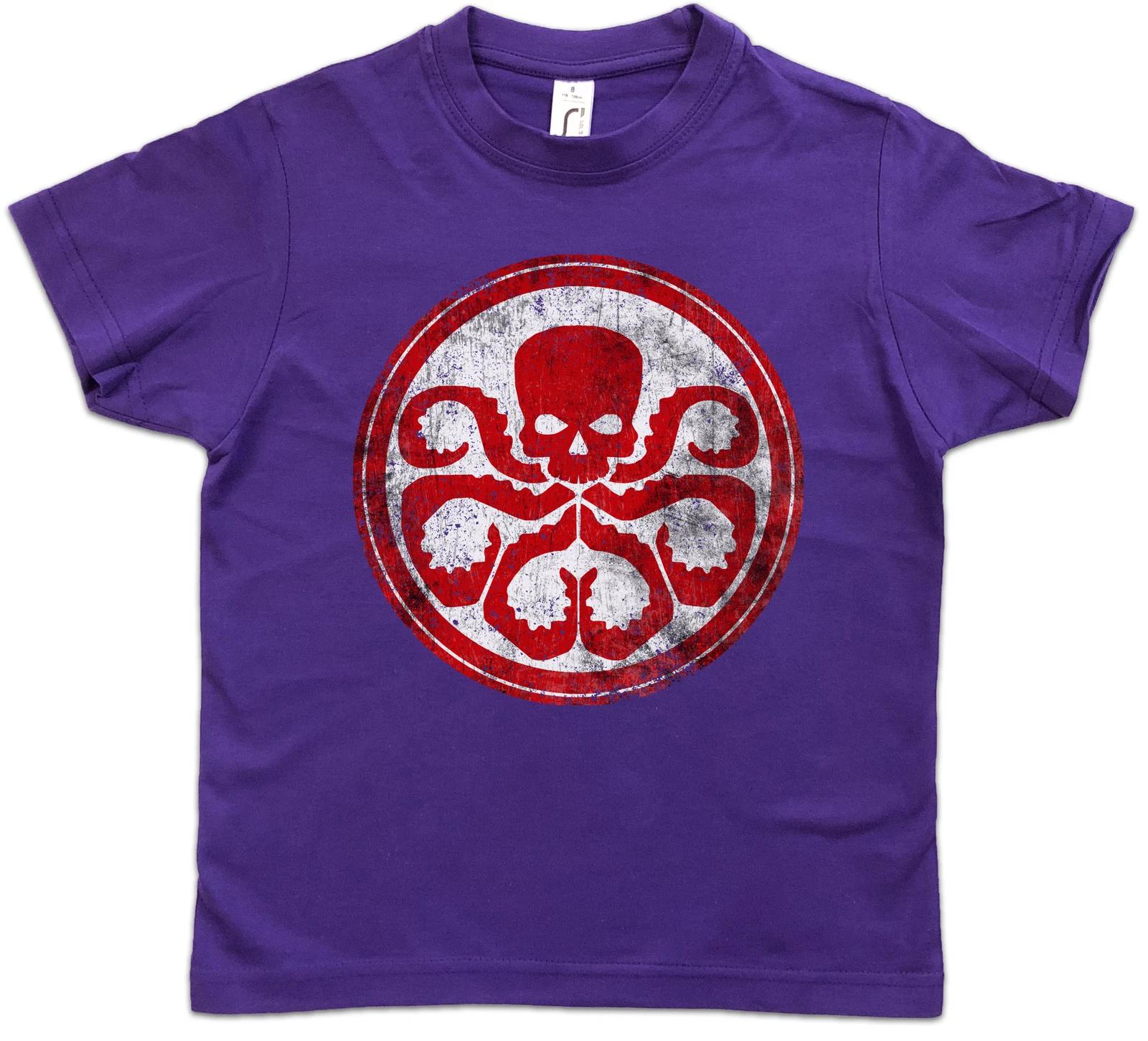 HYDRA LOGO II Kids Boys kids boys T-Shirt Nick Marvel Agent SHIELD Fury Comic Movie 150