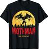 New Limited Mothman Cryptid Point Pleasant Gothic Cryptides Halloween T-Shirt