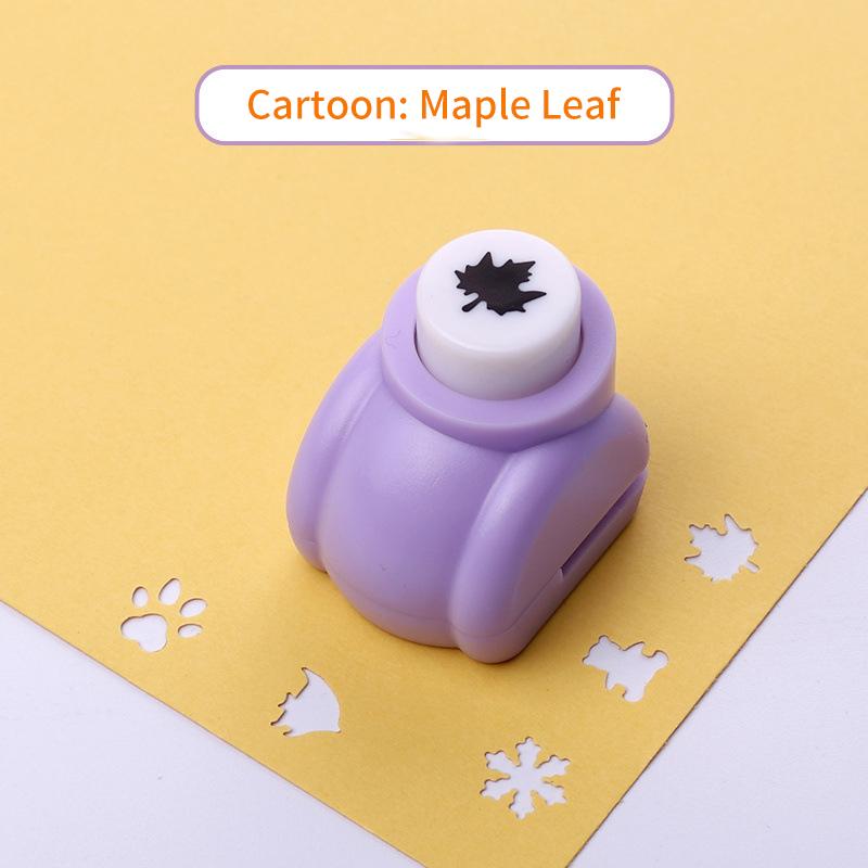 1PC Purple Mini Scrapbook Punches 10mm for Handmade Cutter Diy Flower Paper Gift Card Crafts Printing Pattern Punch Hole Puncher