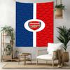 Love Arsenal Football Club Wall Decor Tapestry Art For Pet Memorial Birthdaywedding Party Backdrop Family Gift
