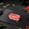1pcs Aluminum Alloy Rapid Defrosting Tray Quick Thawing Cold Steak Fish Fruit Meat Food Defrosting Board Household Kitchen Tools
