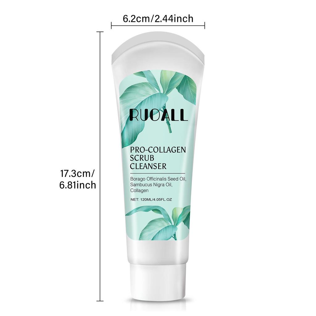 Facial Cleansing Exfoliating 3-in -1 Collagen Scrub