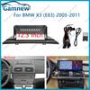 12.3 Inch Car Frame Fascia Adapter Canbus Box Decoder Android Radio Audio Dash Fitting Panel Kit For BMW X3 (E83) 2005-2011