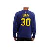 Jordan NBA Golden State Warriors Stephen Curry Fleece Loose Fit Sweatshirt Blue/Yellow Men Streetwear DN9821-421