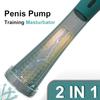 2 IN 1 Masturbator Elektrische Penispumpe für Männer Vakuumpumpe Penisvergrößerung Enhancer Penistrainer Sexspielzeug für Männer Erwachsene