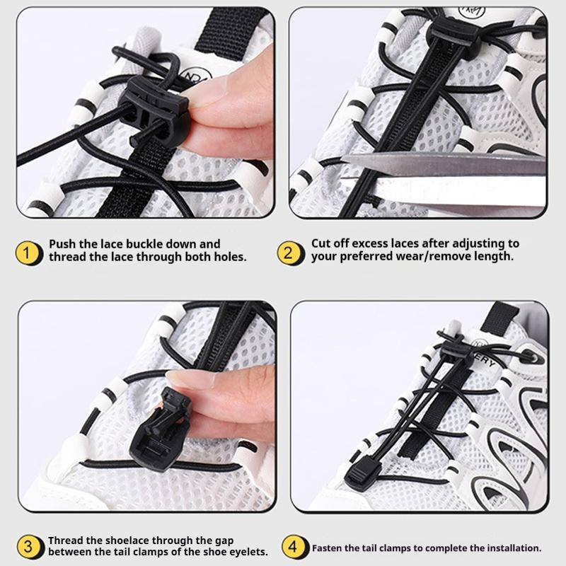 1Pair/3Pair New Unisex Round Elastic Shoelace High-Quality Laces for Sneakers and Casual Shoes Available in A Variety of Colors