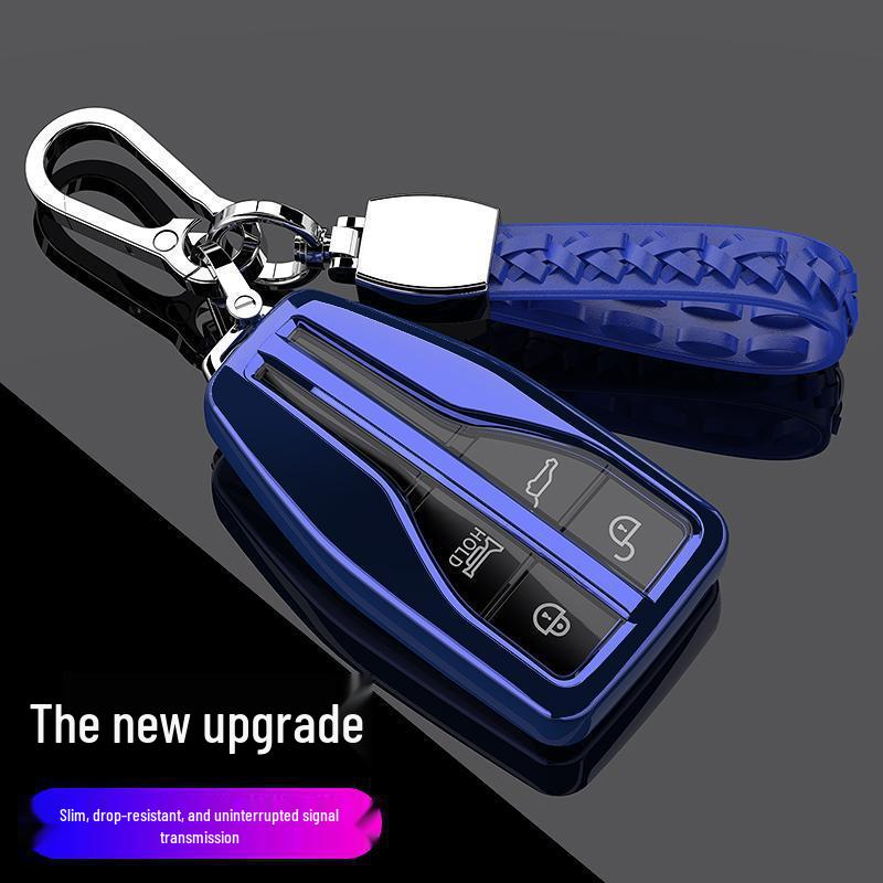 Premium Hongqi H9/HS5/HS7 Key Case with Male Buckle - Elegant Interior Car Decoration for Women