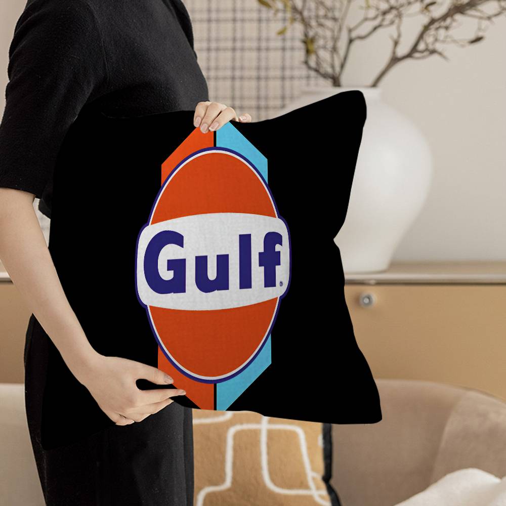 

G-Gulf Racing Car Cushion Cover Car Throw Pillow Case For Sofa Car Christmas Gift 40x40cm 45x45cm 12x12Inch