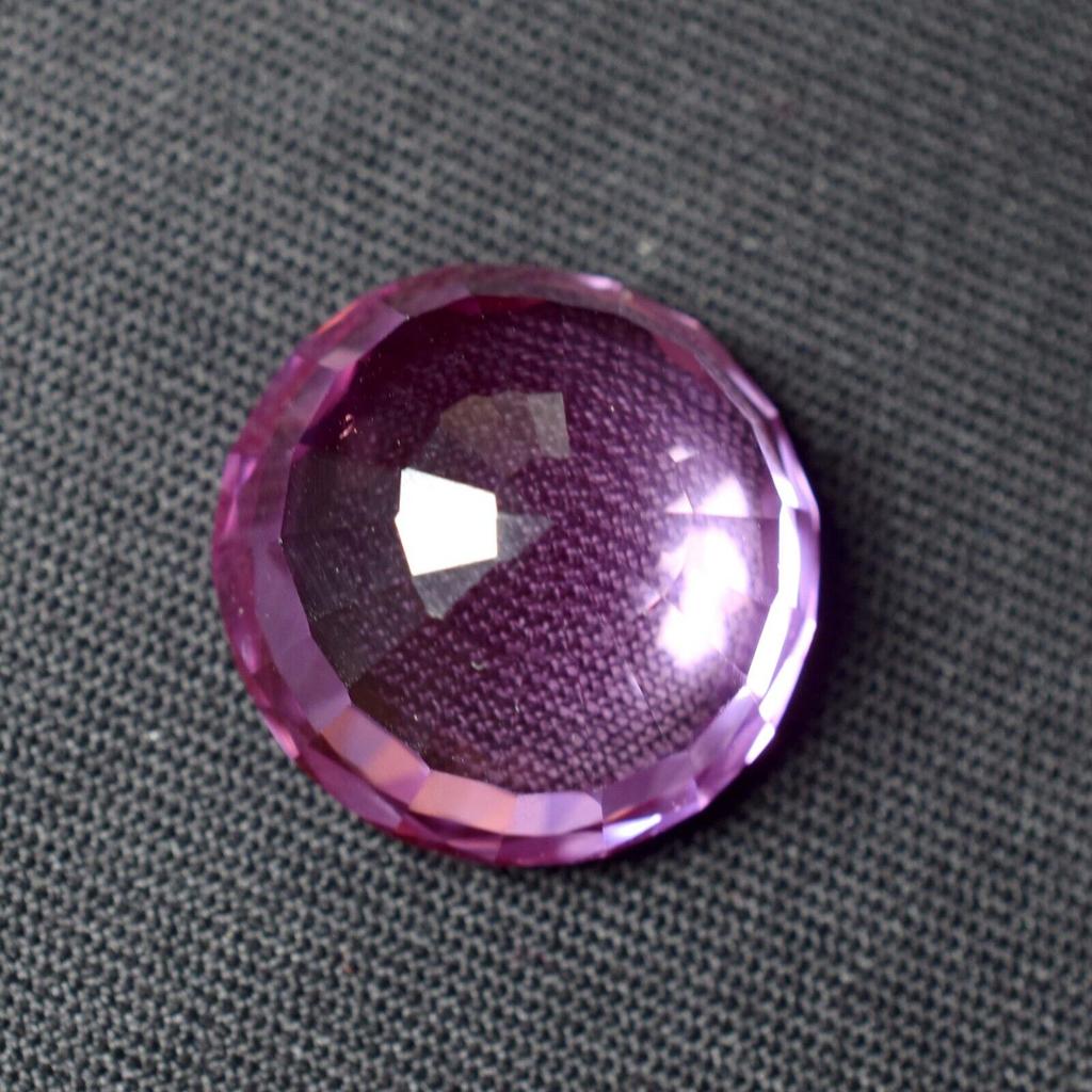 Exclusive Sale Natural Sapphire Pink Round  12.30 Ct Loose Gemstone CERTIFIED