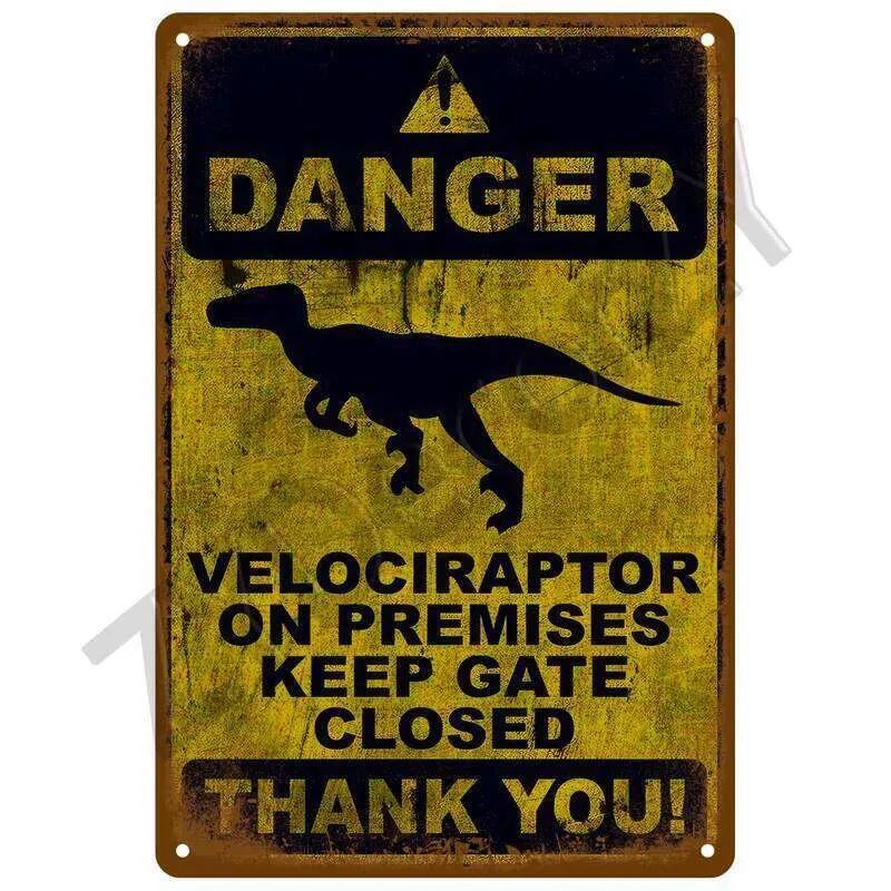 Warning Retro Tin For Home Room Wall Decor Art Metal Sign Vintage Bars Garage Cafe Club Man Cave Pubs Mural Plate Poster 26T0104 26T0104