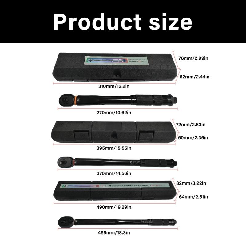 Industrie-Drehmomentschlüssel Werkzeugstahl Ergonomisches Design Für Automobiltechnik Und Geräteinstandhaltung