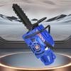 Llavero Cadena de Motosierra Compacta con Cuerda Interactiva para Tirar Juguete de Descompresión Mango Ajustable Cadena de Sierra Desmontable Herramienta Realista