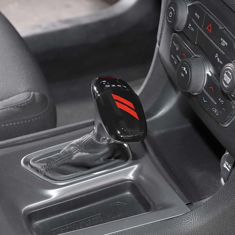 Car Gear Shift Panel Cover Gear Lever Protective Sticker For Dodge Charger For Dodge Challenger 2015 Up for Durango 2018 Up ABS Accessories