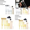 Set di diapason in lega di alluminio per attrezzature fitness e terapia di massaggio con strumenti per la pulizia