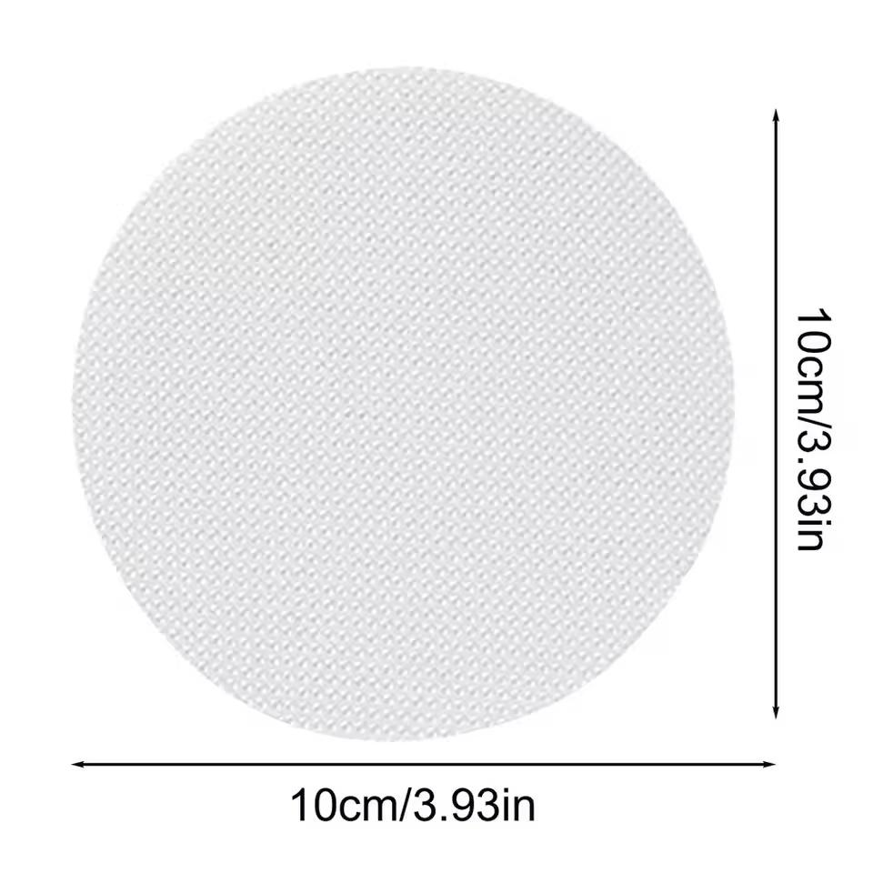 20PCS 10cm/3.93in Bathroom Slip Transparent Non-Slip Tape Anti-Slip Strips Shower Stickers Round Shaped Antiskid Sticker
