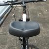 Breathable Bicycle Extra Comfort Wide Big Bum Seat Cushion Saddle Seat Pad Black