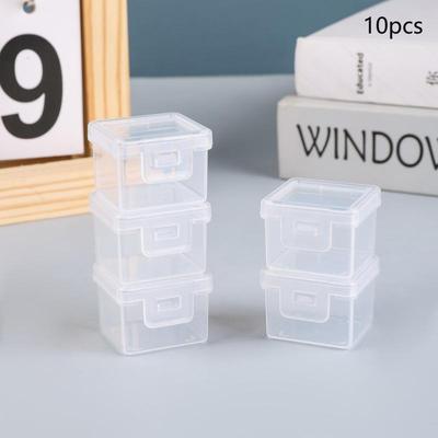 Small Parts Storage Box Mini Hardware Accessories Box Plastic Hard Plastic Box Pp Small Box Transparent Commercial Packaging Box