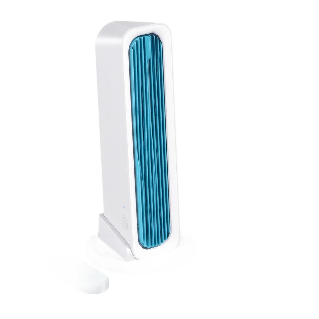 Wall- Bladeless Tower Fan, Portable Rechargeable Oscillating Fan for Desk Home