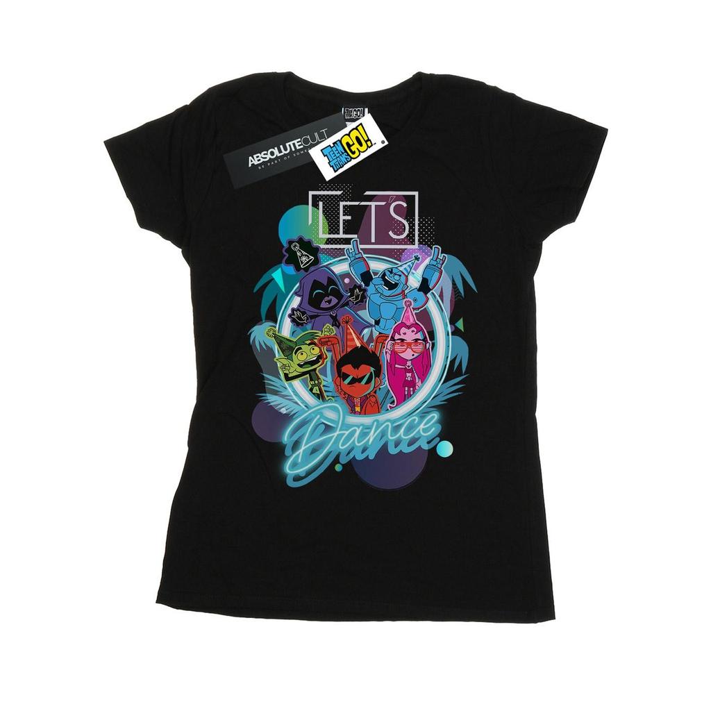 DC Comics Womens/Ladies Teen Titans Go Let´s Dance Cotton T-Shirt