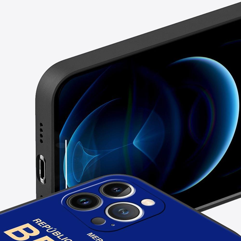 Algeria Russia Passport For iPhone 11 12 13 15 14 Pro Max Phone Case X XR XS 7 8 Plus SE 2020 Luxury Black Soft Cover Funda