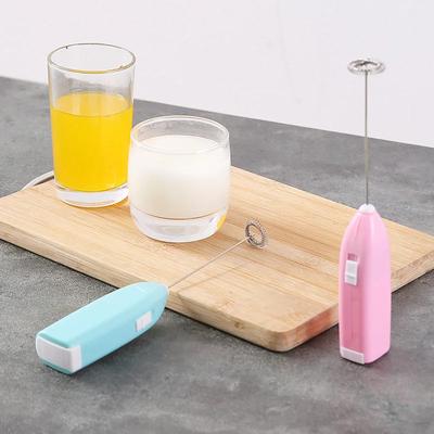 Elektrische Eierklopper Melkschuimer Voor Koffie Huishoudelijke Keuken Mini Roestvrij Staal Koffie Melkthee Blender