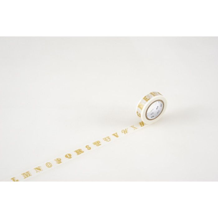 Masking Tape MT EX Alphabet Gold R