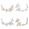 Elegant Bridal Butterfly Headband Pearl Beads Wedding Crystal Headwear  for Women Girls