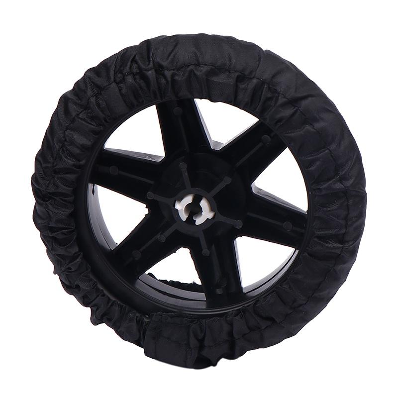 2Pcs/Set Baby Stroller Wheel Cover Dustproof Wheelchair Tire Protector Infant Pushchair Pram Wheel Anti-Dirty Case Acce