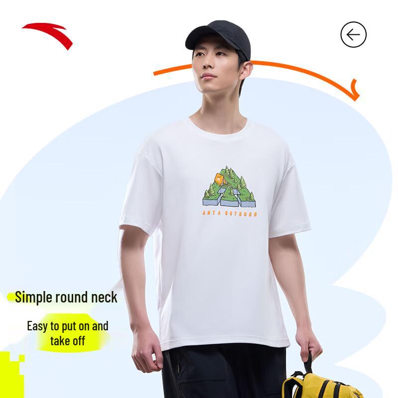 Anta Men s Quick-Dry Breathable Short Sleeve T-Shirt XL