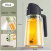 470ml Glass Oil Spray Bottle 2in1 Mist  Pour Non-Drip Oil Dispenser Kitchen Oil Filter Jug for Home Usewith Leakproof Spout