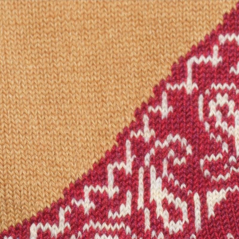 Kapital 96 Garne Ferse Paisley Bandana Socken Rot Kae2m80003a41