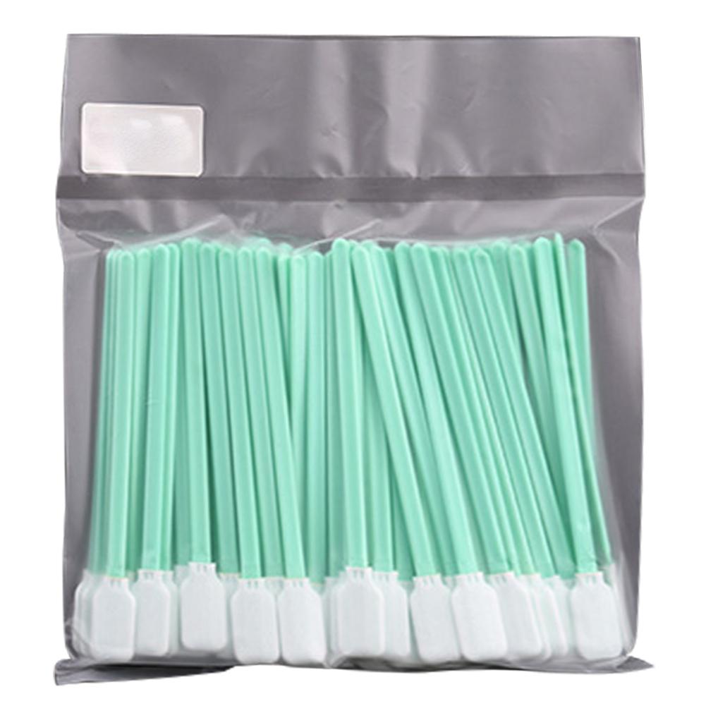 

50 шт./1 пакет Промисловий ватний тампон Поліестерова губка Антистатичний Зняття пилу для захисних інструментів для очищення лінз фокусування волоконного лазера